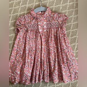 Question Everything Dress - liberty print 12-18 months